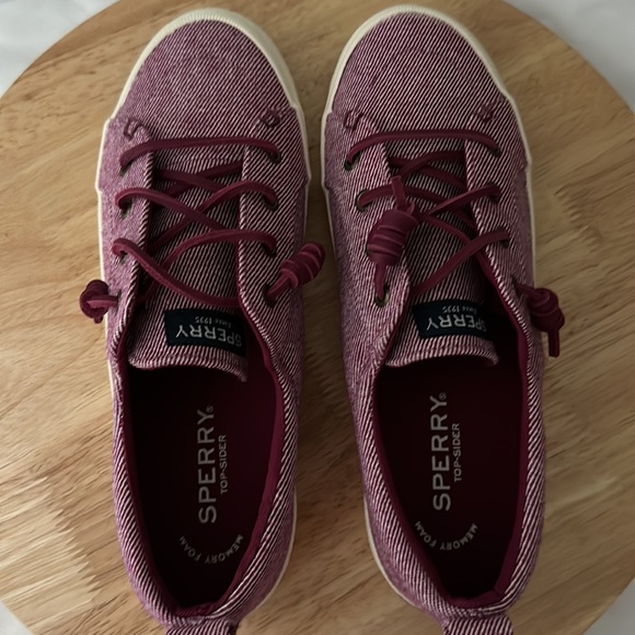 Sperry Crest Vibes Washed Twill Slip-On Sneakers - Picture 7 of 7